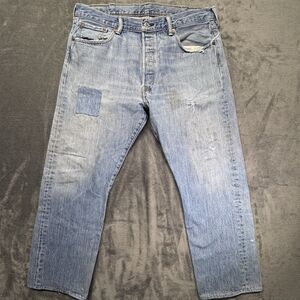 Levi’s 501 Jeans Men’s‎ 36x27 Measured Tag 38x30 Altered Fade Thrashed Grunge